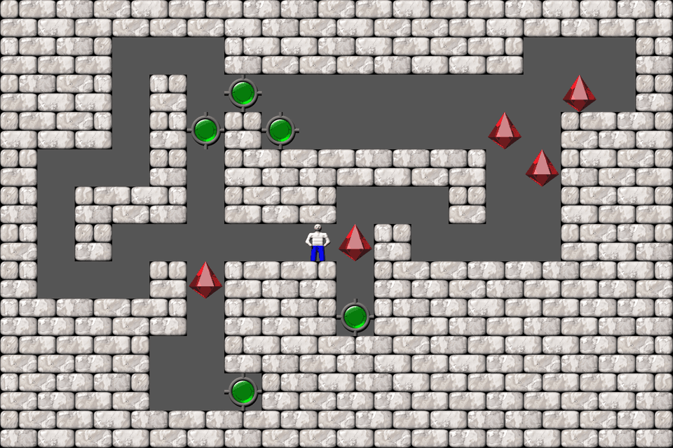 Sokoban Bugs550 collection level 305